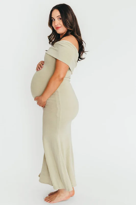 Midi dresses with bow accents for a sweet and charming look Monroe Maxi Dress in Sage - Bump-Friendly PRE-ORDER Midi dresses with bow accents for a sweet and charming look Monroe Maxi Dress in Sage - Bump-Friendly PRE-ORDER