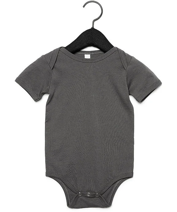 100B - Bella + Canvas Infant Jersey Short-Sleeve One-Piece | Asphalt