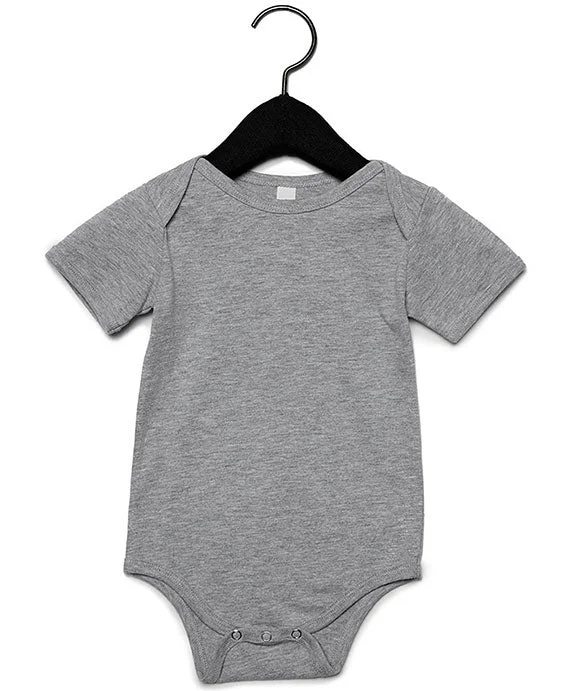 100B - Bella + Canvas Infant Jersey Short-Sleeve One-Piece | Athletic Heather