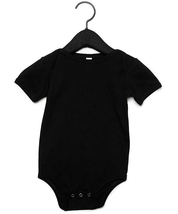 100B - Bella + Canvas Infant Jersey Short-Sleeve One-Piece | Black