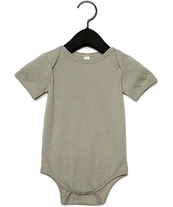 100B - Bella + Canvas Infant Jersey Short-Sleeve One-Piece | Heather Stone