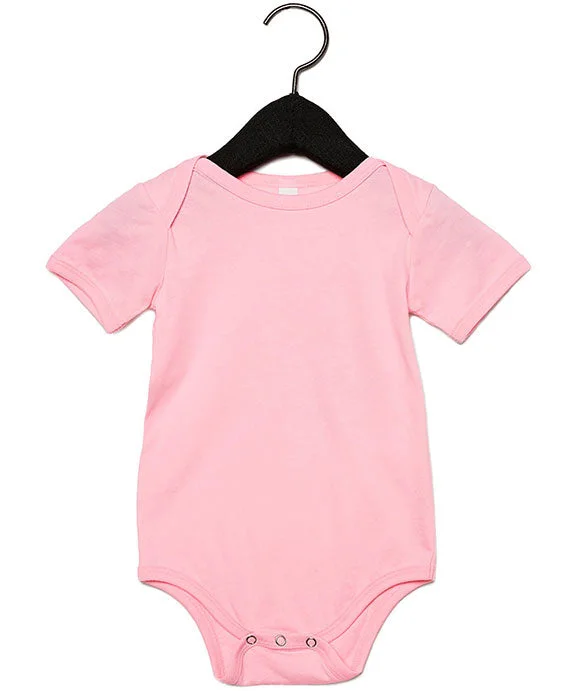 100B - Bella + Canvas Infant Jersey Short-Sleeve One-Piece | Pink