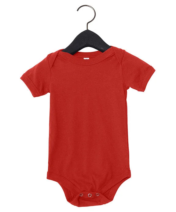 100B - Bella + Canvas Infant Jersey Short-Sleeve One-Piece | Red