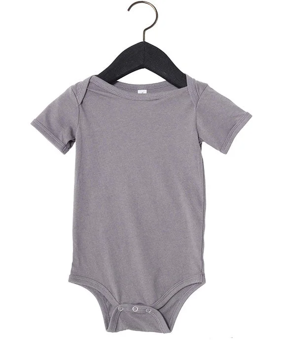 100B - Bella + Canvas Infant Jersey Short-Sleeve One-Piece | Storm