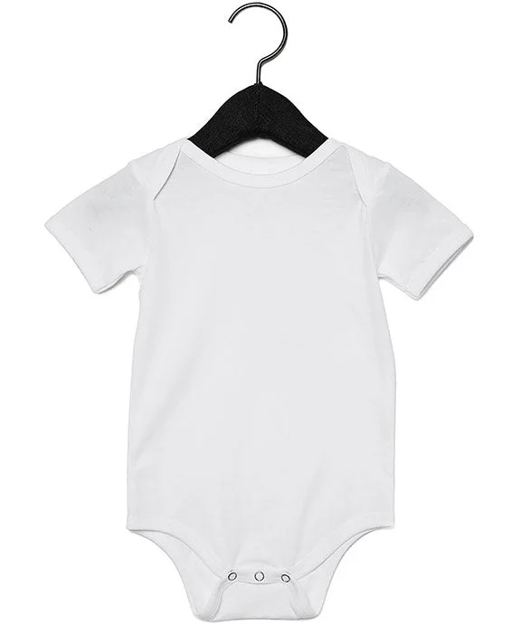 100B - Bella + Canvas Infant Jersey Short-Sleeve One-Piece | White