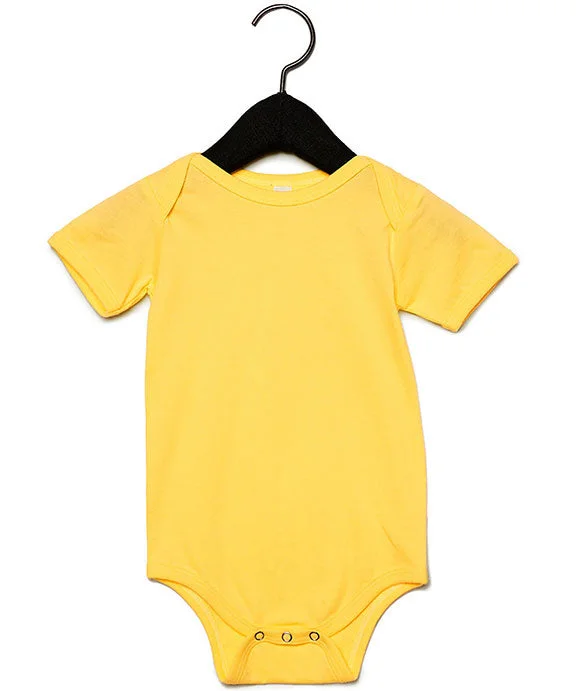 100B - Bella + Canvas Infant Jersey Short-Sleeve One-Piece | Yellow