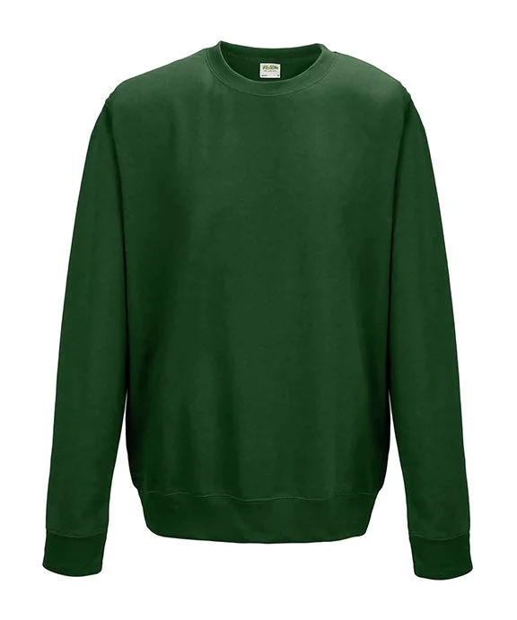 JHA030 - Just Hoods By AWDis Adult Midweight College Crewneck Sweatshirt | Bottle Green JHA030 - Just Hoods By AWDis Adult Midweight College Crewneck Sweatshirt | Bottle Green