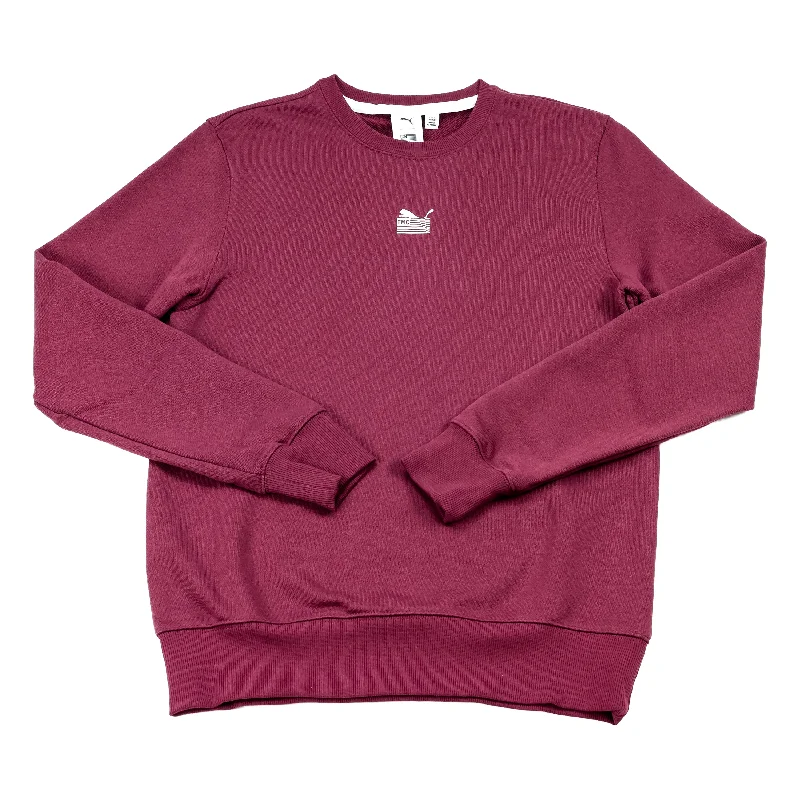 PUMA x TMC Everyday Hussle Crewneck Sweatshirt - Burgundy