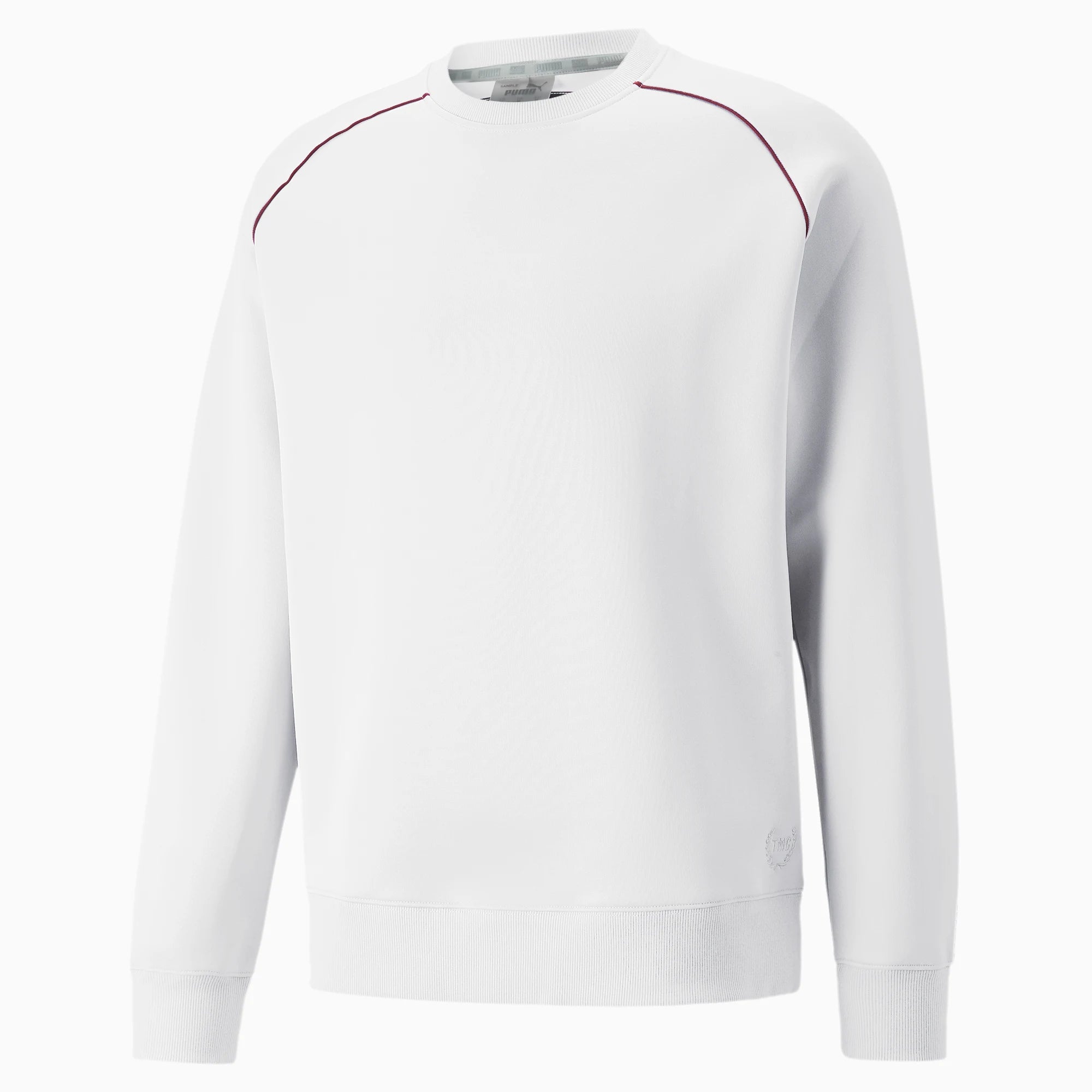 PUMA x TMC Status Symbol Crewneck Sweatshirt - White/Burgundy