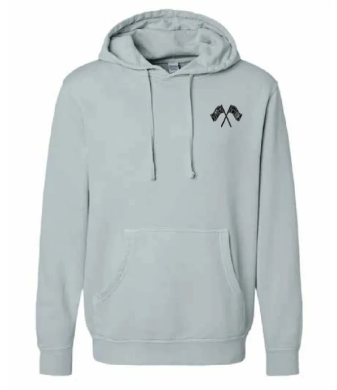 Racing Flags Hoodie Pigment Sage