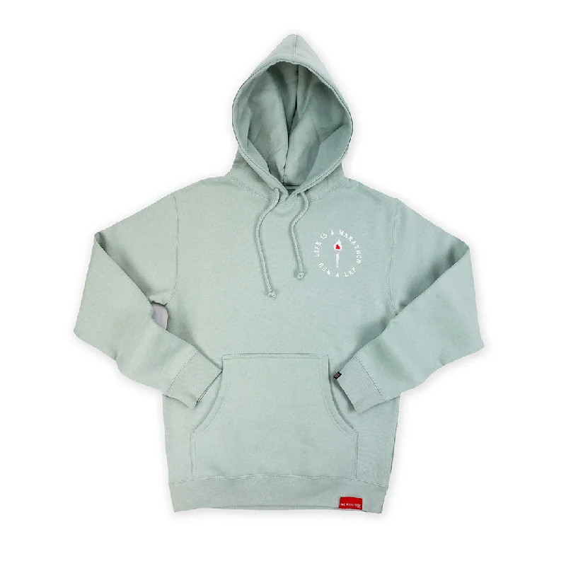 Victory Torch Hoodie - Sage