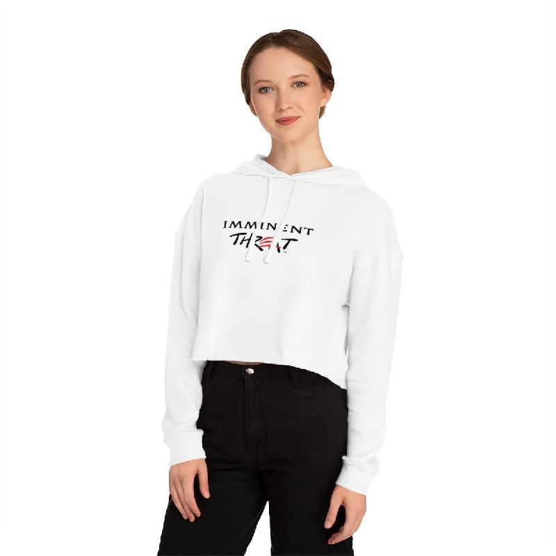 Women’s Color Snake & Skull Cropped Hoodie
