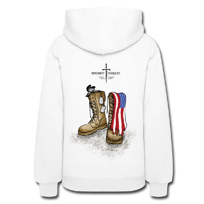 Women's Military Boots Hoodie