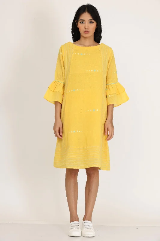 Mini Women Dress with a Short Hem for a Young and Trendy Style Mini Women Dress with a Short Hem for a Young and Trendy Style DOUBLE LAYER FRILL SLEEVES DRESS Mini Women Dress with a Short Hem for a Young and Trendy Style Mini Women Dress with a Short Hem for a Young and Trendy Style DOUBLE LAYER FRILL SLEEVES DRESS