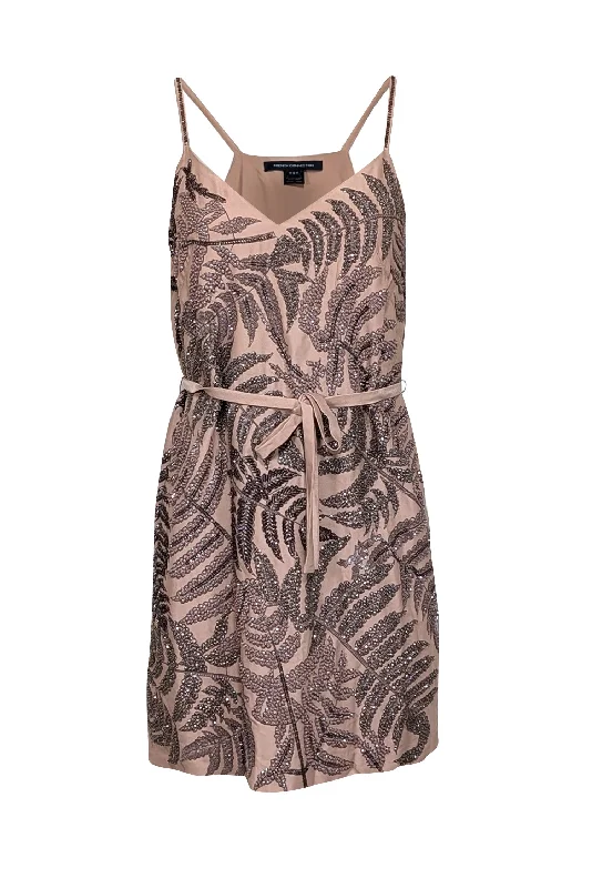 Off - the - Shoulder Women Dress for a Romantic and Feminine Look Off - the - Shoulder Women Dress for a Romantic and Feminine Look French Connection - Tan Sleeveless w/ Beaded Leaves Mini Dress Sz 4 Off - the - Shoulder Women Dress for a Romantic and Feminine Look Off - the - Shoulder Women Dress for a Romantic and Feminine Look French Connection - Tan Sleeveless w/ Beaded Leaves Mini Dress Sz 4