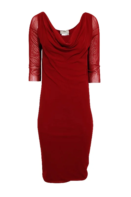 Printed Abstract Women Dress for a Modern and Artistic Appeal Printed Abstract Women Dress for a Modern and Artistic Appeal Fuzzi - Red Cowl Neck Crop Sleeve Dress Sz L Printed Abstract Women Dress for a Modern and Artistic Appeal Printed Abstract Women Dress for a Modern and Artistic Appeal Fuzzi - Red Cowl Neck Crop Sleeve Dress Sz L