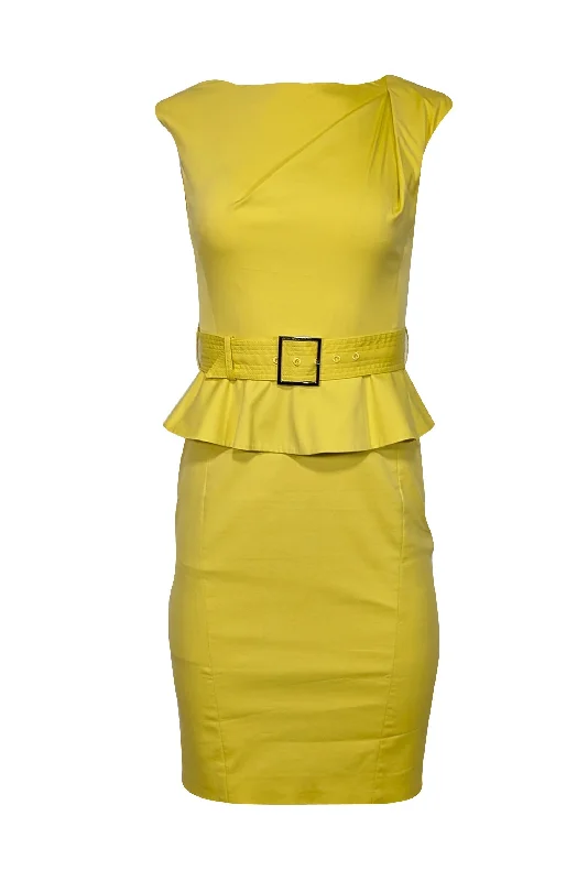 Plus Size Women Dress with a Flattering A - Line Cut for Comfort and Style Plus Size Women Dress with a Flattering A - Line Cut for Comfort and Style Karen Millen - Bright Yellow Belted Peplum Dress Sz 4 Plus Size Women Dress with a Flattering A - Line Cut for Comfort and Style Plus Size Women Dress with a Flattering A - Line Cut for Comfort and Style Karen Millen - Bright Yellow Belted Peplum Dress Sz 4
