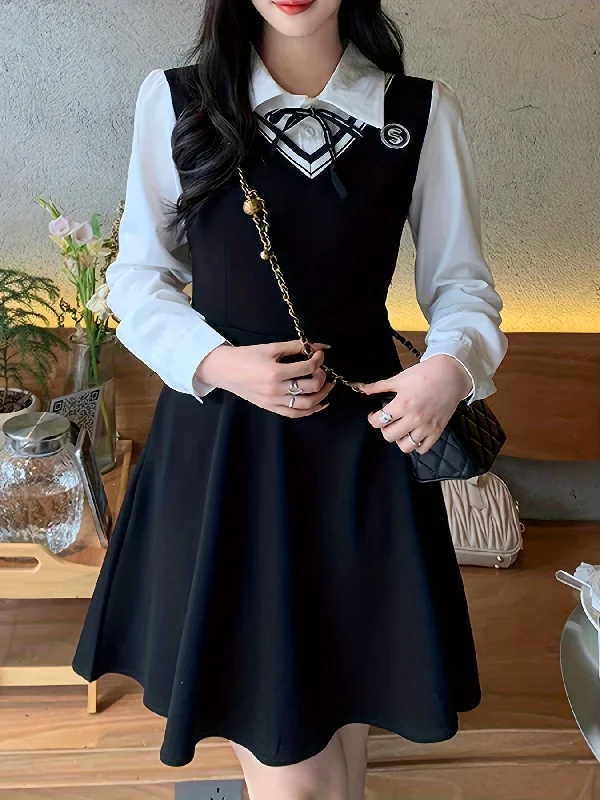 Ruffled Women Dress with Multiple Layers for a Playful and Girly Style Ruffled Women Dress with Multiple Layers for a Playful and Girly Style Sixsr Bow Tie A Line 2 In 1 Dress, Elegant Preppy Long Sleeve Dress, Women's Clothing Ruffled Women Dress with Multiple Layers for a Playful and Girly Style Ruffled Women Dress with Multiple Layers for a Playful and Girly Style Sixsr Bow Tie A Line 2 In 1 Dress, Elegant Preppy Long Sleeve Dress, Women's Clothing