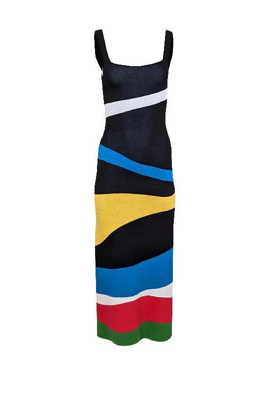 Sleeveless Women Dress in Bright Colors for Summer Parties Sleeveless Women Dress in Bright Colors for Summer Parties Staud - Black & Multi Color Print Sleeveless Maxi Dress Sz S Sleeveless Women Dress in Bright Colors for Summer Parties Sleeveless Women Dress in Bright Colors for Summer Parties Staud - Black & Multi Color Print Sleeveless Maxi Dress Sz S