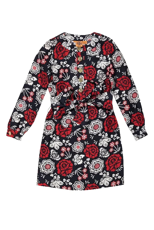 Mini Women Dress with a Short Hem for a Young and Trendy Style Mini Women Dress with a Short Hem for a Young and Trendy Style Tory Burch - Navy, Red, & Cream Floral Print Gold Button Front Dress Sz 2 Mini Women Dress with a Short Hem for a Young and Trendy Style Mini Women Dress with a Short Hem for a Young and Trendy Style Tory Burch - Navy, Red, & Cream Floral Print Gold Button Front Dress Sz 2