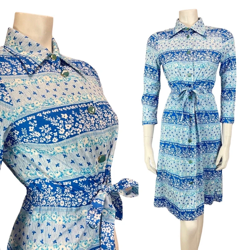 Sleeveless Women Dress in Bright Colors for Summer Parties Sleeveless Women Dress in Bright Colors for Summer Parties VINTAGE 60s 70s BRIGHT BLUE WHITE DITSY ROSE FLOWER STRIPED SHIRT DRESS 6 8 Sleeveless Women Dress in Bright Colors for Summer Parties Sleeveless Women Dress in Bright Colors for Summer Parties VINTAGE 60s 70s BRIGHT BLUE WHITE DITSY ROSE FLOWER STRIPED SHIRT DRESS 6 8