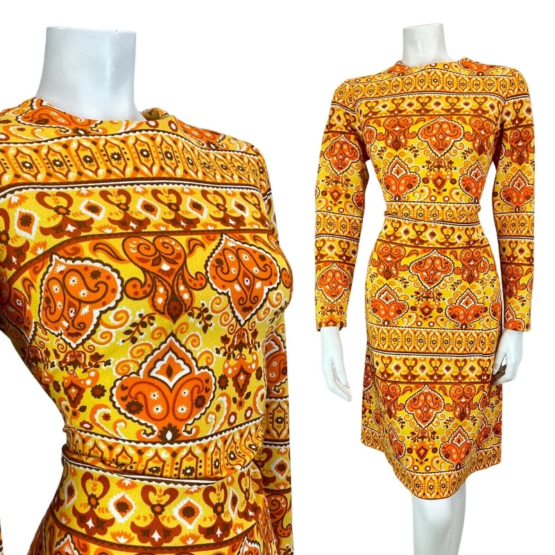Halter Neck Women Dress to Show Off the Shoulders and Neckline Halter Neck Women Dress to Show Off the Shoulders and Neckline VINTAGE 60s 70s YELLOW BROWN ORANGE MANDALA FLOWER PSYCHEDELIC FITTED DRESS 12 Halter Neck Women Dress to Show Off the Shoulders and Neckline Halter Neck Women Dress to Show Off the Shoulders and Neckline VINTAGE 60s 70s YELLOW BROWN ORANGE MANDALA FLOWER PSYCHEDELIC FITTED DRESS 12