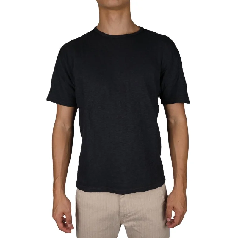 Loop & Weft Super Slub Crewneck Tee (Black)