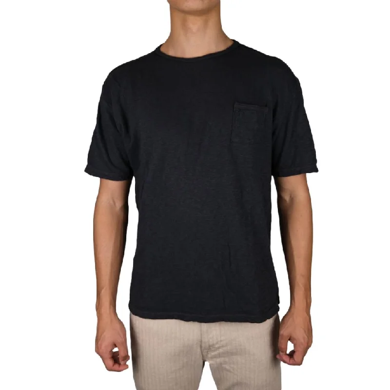 Loop & Weft Super Slub Pocket Tee (Black)