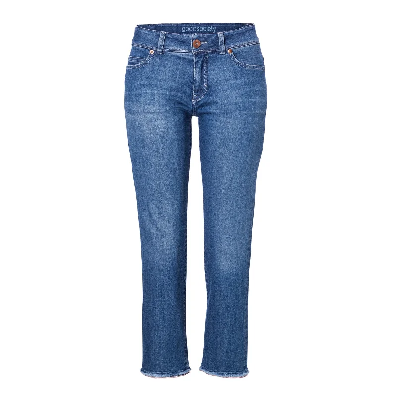 Womens Straight Cropped Jeans - Harrow