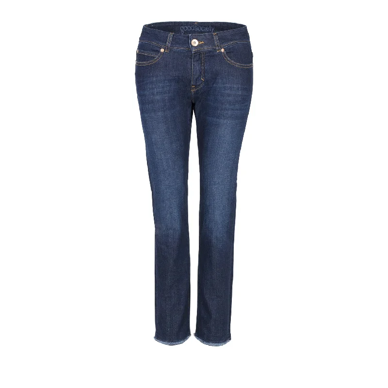 Womens Straight Cropped Jeans - Kyanos