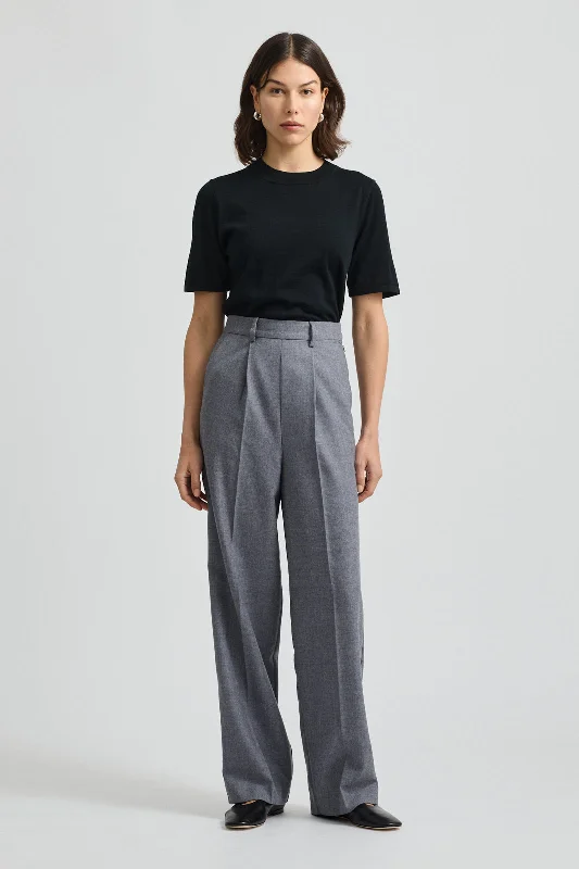 WOVEN WOOL PANT