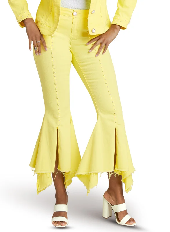 Women's designer brand pants High - rise flare women jeans for a 70s - inspired look DV Jeans 8455 Pant Women's designer brand pants High - rise flare women jeans for a 70s - inspired look DV Jeans 8455 Pant