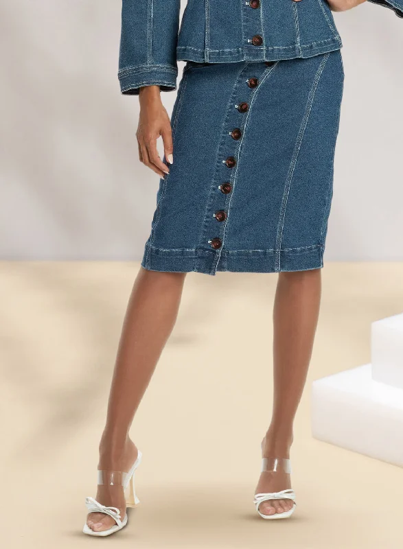 Women's expensive designer pants Dark - wash women jeans for a sophisticated and slimming effect DV Jeans - 8470S - High Quality Washed Stretch Denim Skirt Women's expensive designer pants Dark - wash women jeans for a sophisticated and slimming effect DV Jeans - 8470S - High Quality Washed Stretch Denim Skirt