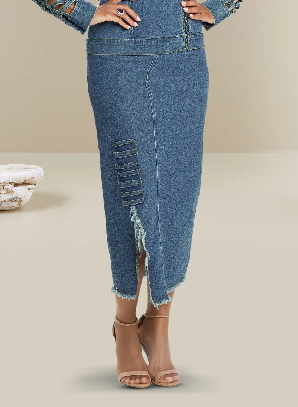 Women's pants for yoga studio Cargo women jeans with multiple pockets for added functionality DV Jeans 8471 Skirt Women's pants for yoga studio Cargo women jeans with multiple pockets for added functionality DV Jeans 8471 Skirt