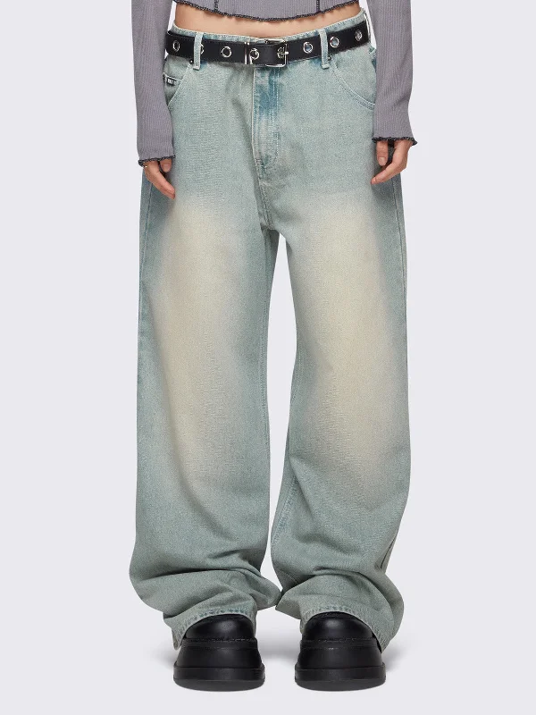 Women's pants for cycling Jeggings women jeans combining the comfort of leggings and style of jeans Glen Blue Baggy Jeans Women's pants for cycling Jeggings women jeans combining the comfort of leggings and style of jeans Glen Blue Baggy Jeans