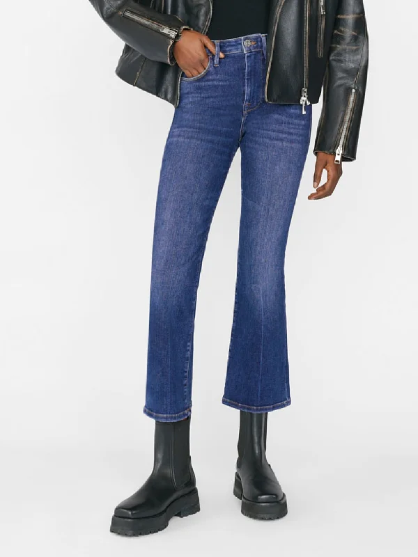 Women's pants for cocktail parties Distressed women jeans for a trendy and edgy look Le One Crop Mini Boot Women's pants for cocktail parties Distressed women jeans for a trendy and edgy look Le One Crop Mini Boot