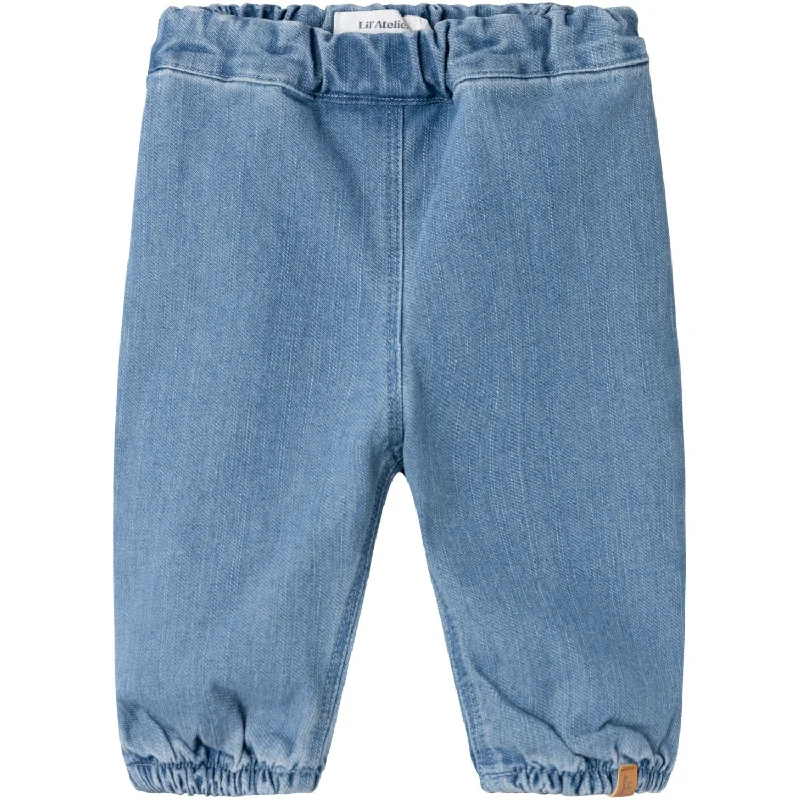 Women's senior - friendly lounge pants Embroidered women jeans with intricate patterns Lil'Atelier Medium Blue Denim Rome Loose Okaja Jeans Women's senior - friendly lounge pants Embroidered women jeans with intricate patterns Lil'Atelier Medium Blue Denim Rome Loose Okaja Jeans