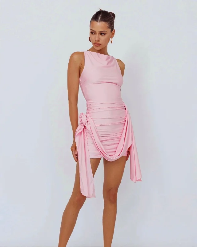 ALENOR MINI DRESS -PINK