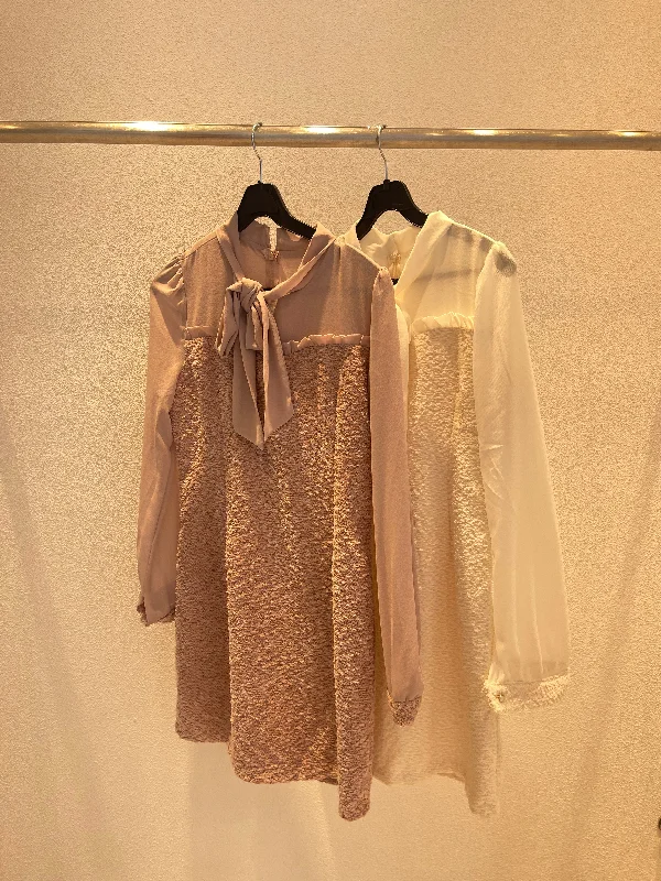 Towel Sand Ribbon Mini Dress