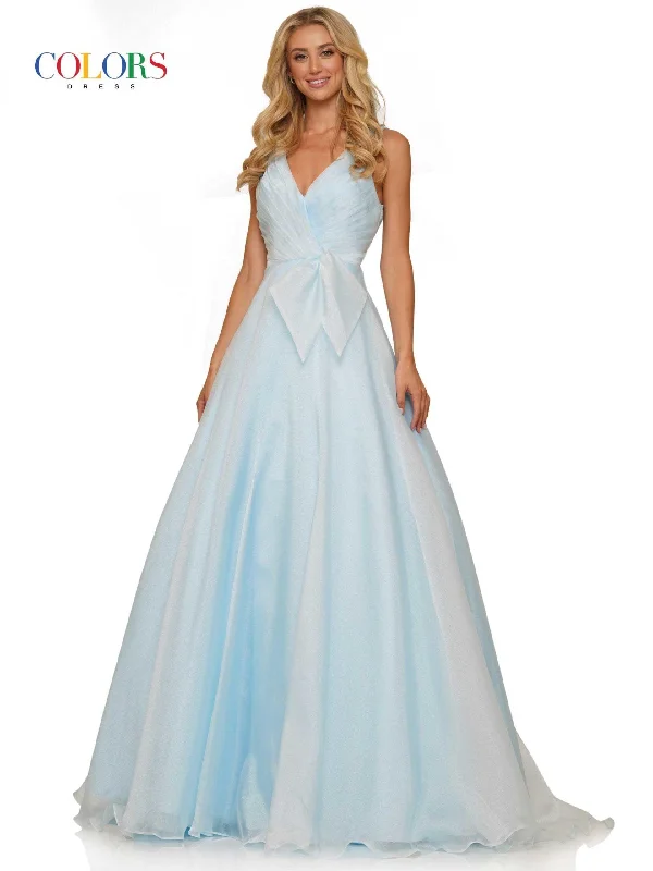 Colors G1098 Colors Sleeveless Long Prom Dress