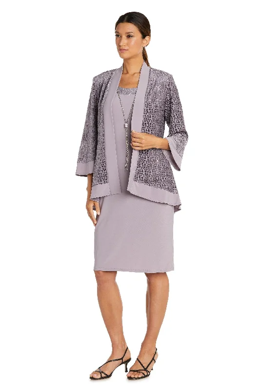 R&M Richards 7597 Short Sleeveless Jacket Dress