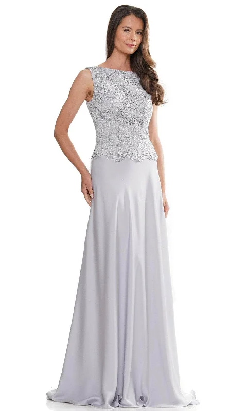 Rina di Montella RD2973 - Lace Bodice Bateau Formal Gown