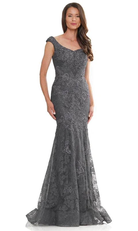 Rina di Montella RD2996 - Lace Cap Sleeve Prom Gown
