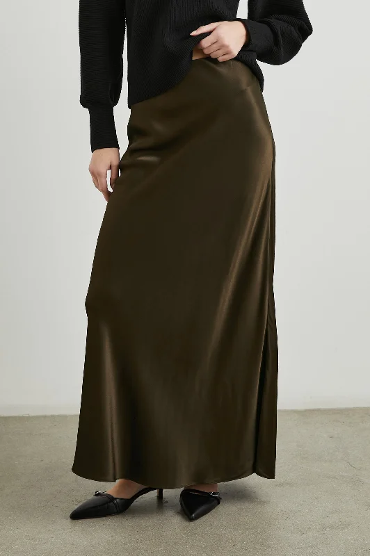 ROMINA SKIRT - DARK MOSS