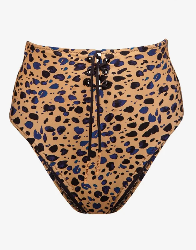 Tie - side bikini bottoms for an adjustable and stylish fit Beach Pebbles High Waist Bikini Pant - Black Sandstone Tie - side bikini bottoms for an adjustable and stylish fit Beach Pebbles High Waist Bikini Pant - Black Sandstone