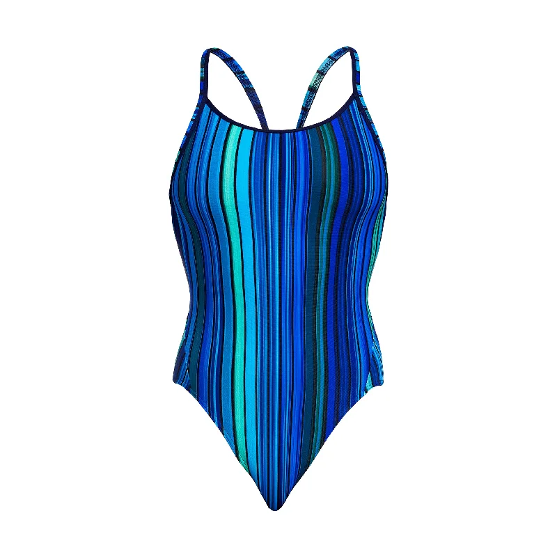 Lace - trimmed women swimwear for an elegant and romantic touch Beam Bars | Ladies Diamond Back One Piece Lace - trimmed women swimwear for an elegant and romantic touch Beam Bars | Ladies Diamond Back One Piece