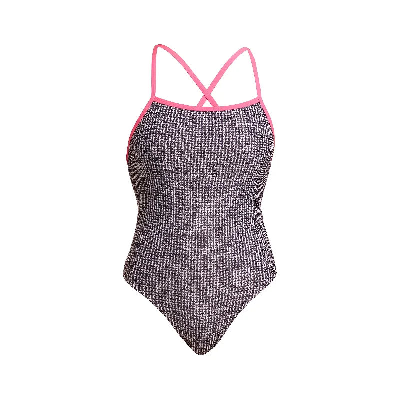 Long - sleeve women swimwear for extra sun protection and modesty Dark Hound | Ladies Tie Me Tight One Piece Long - sleeve women swimwear for extra sun protection and modesty Dark Hound | Ladies Tie Me Tight One Piece