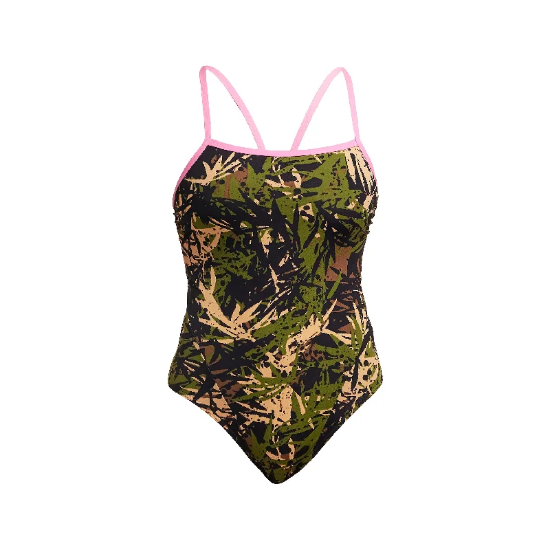 Tropical - print women swimwear for a vacation - ready beach style Gigi Jo Jo | Ladies Single Strap One Piece Tropical - print women swimwear for a vacation - ready beach style Gigi Jo Jo | Ladies Single Strap One Piece