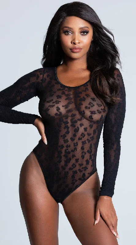 Sheer Bodysuits for a Seductive and Alluring Outfit Jungle Cat Bodysuit