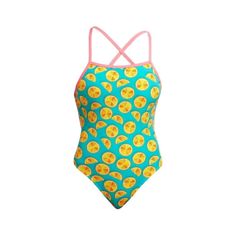 High - waisted women swimwear for a retro and flattering look Lime Splice | Ladies Tie Me Tight One Piece High - waisted women swimwear for a retro and flattering look Lime Splice | Ladies Tie Me Tight One Piece